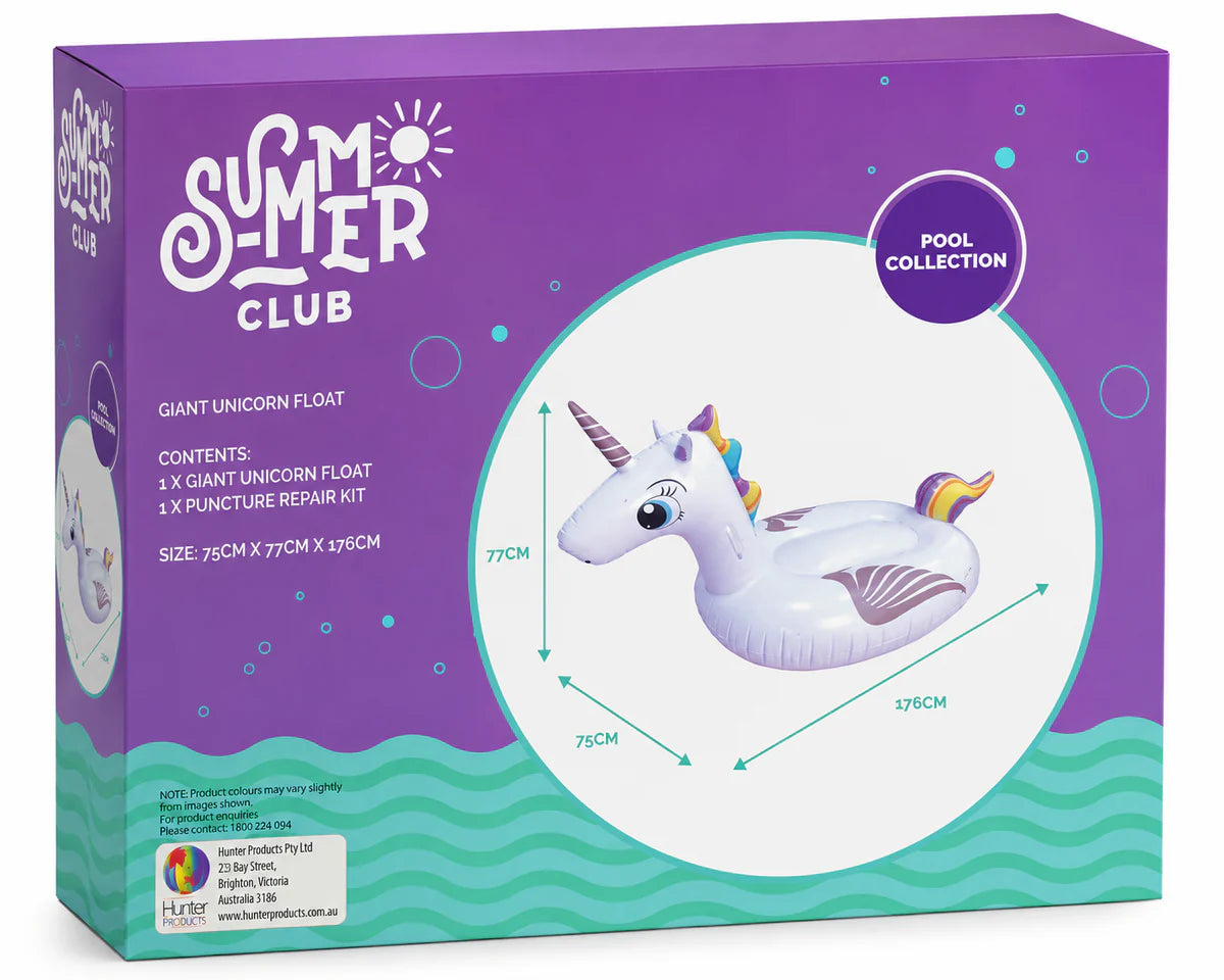 Summer Club Giant Unicorn Float Ⓢ